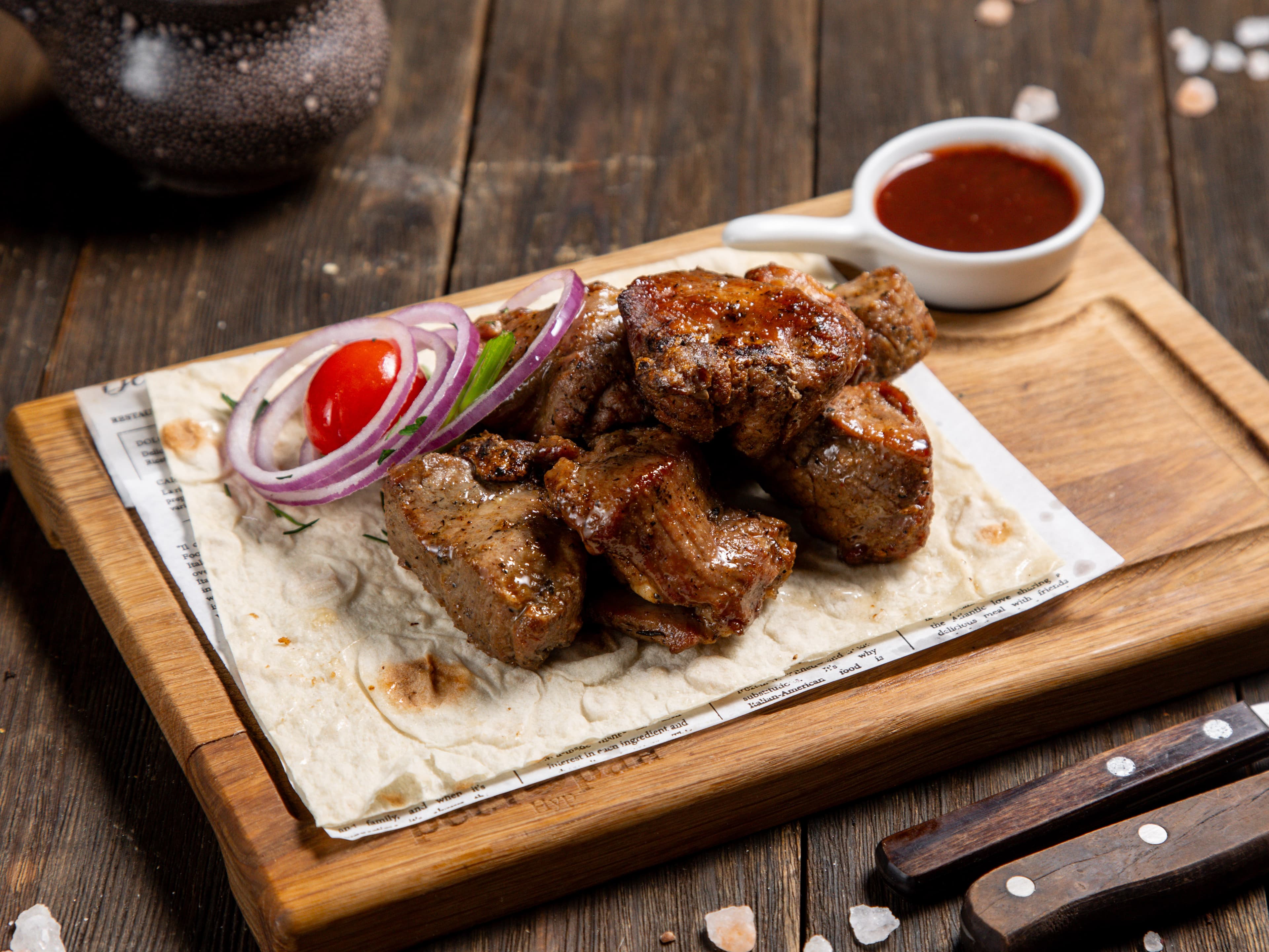 Шашлык из свиной шейки